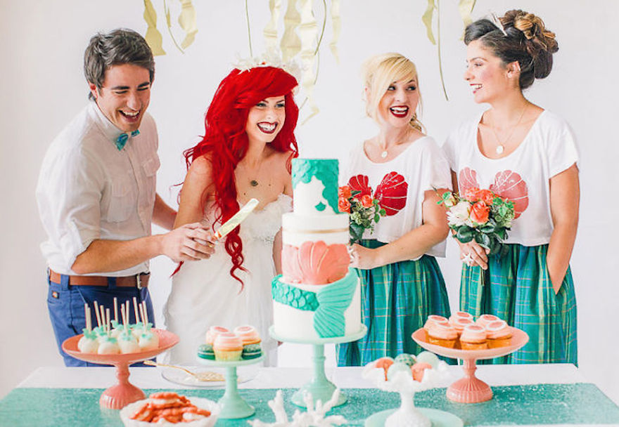 Make it Delightful!: Sneak Peak At Under The Sea Table  Sea wedding  theme, Little mermaid wedding, Underwater wedding