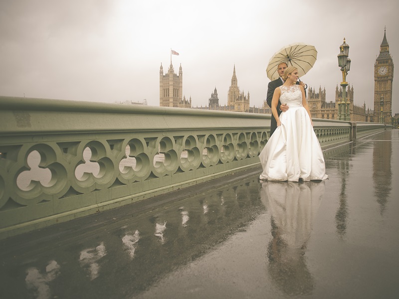 A London Engagement shoot Big Ben