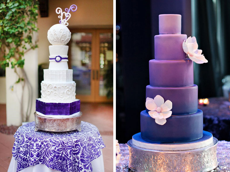 Indigo Wedding Cake