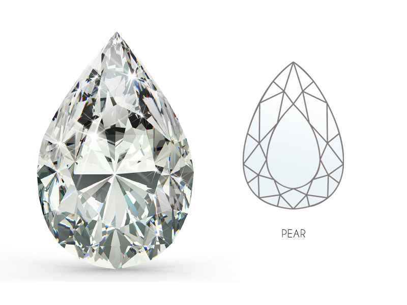 Pear Cut Diamond