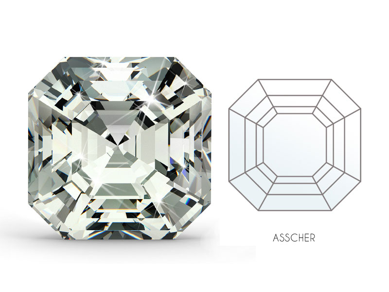 Asscher Cut Diamond