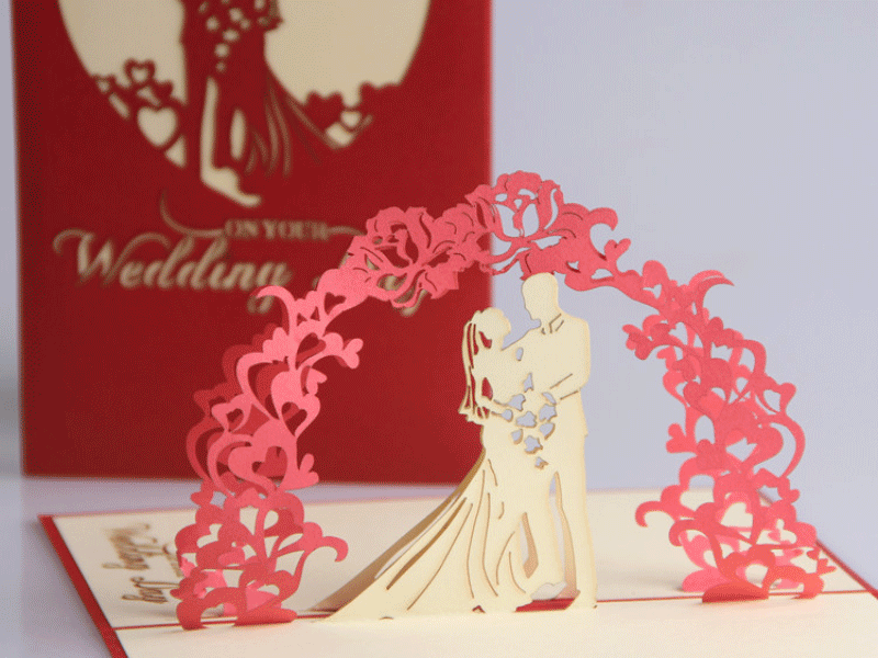 3D Wedding Invitation Cards