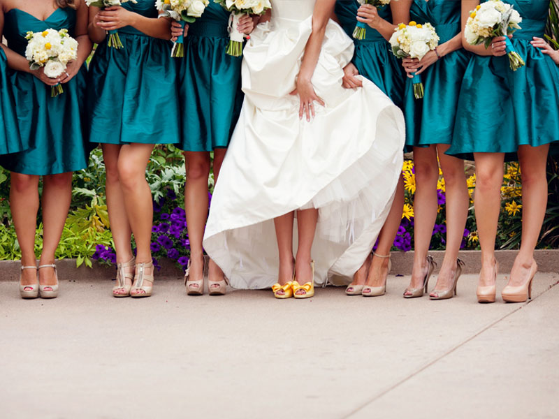 coloured wedding shoes