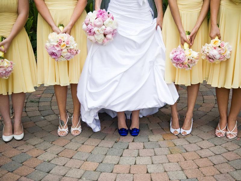 coloured wedding shoes