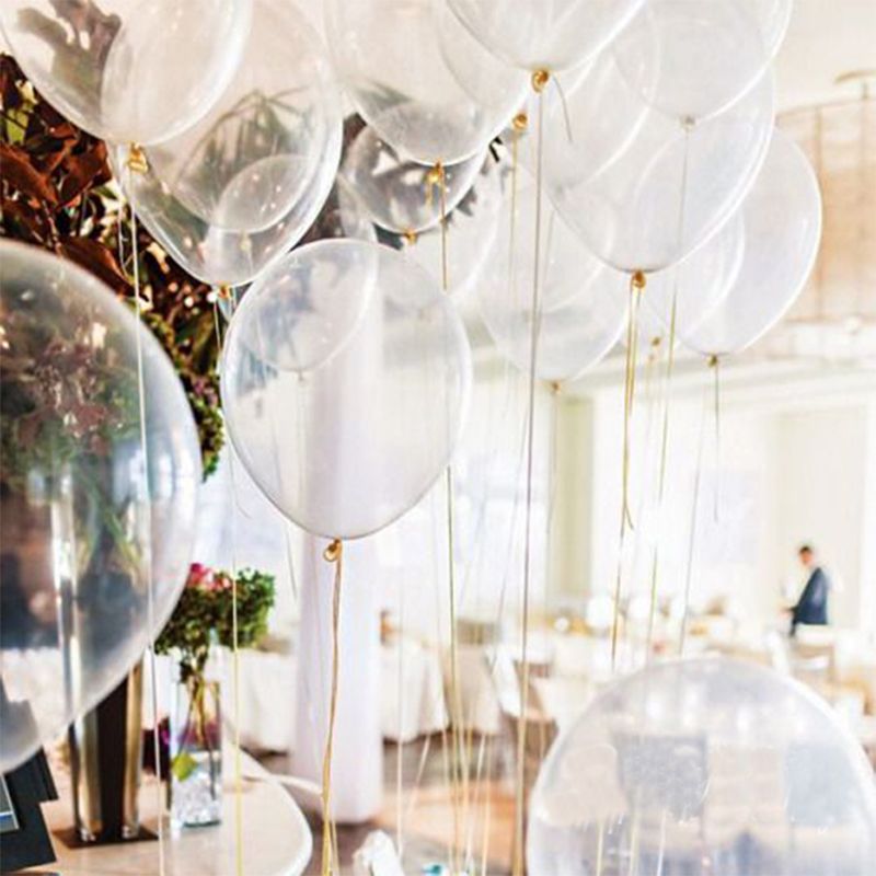 wedding decoration ideas transparent balloons 2018 trends
