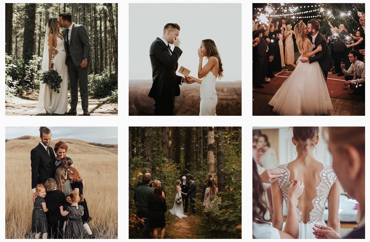 wedding photo mag wedding inspiration romantic fashion-forward wedding instagram accounts to follow 
